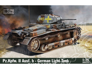 IBG maquette militaire 35079 Char léger Allemand Pz.Kpfw II Ausf.b 1/35