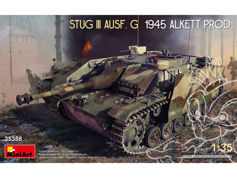 Mini Art maquette militaire 35388 STUG III AUSF. G 1945 ALKETT PRODUCTION 1/35