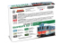 Lifecolor set de peintures XS19 Ensemble de trains italiens 4 6x23ml