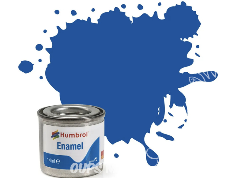 HUMBROL Peinture enamel 014 Nouvelle formule Bleu De France