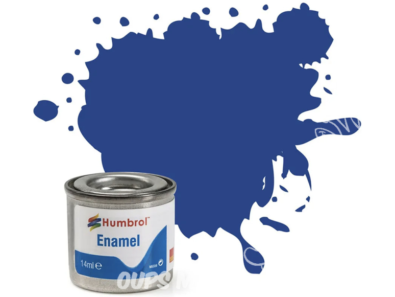 HUMBROL Peinture enamel 025 Nouvelle formule Bleu Mat