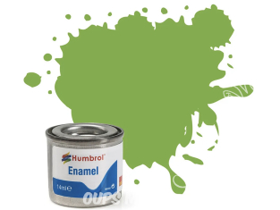 HUMBROL Peinture enamel 038 Nouvelle formule Citron Vert brillant
