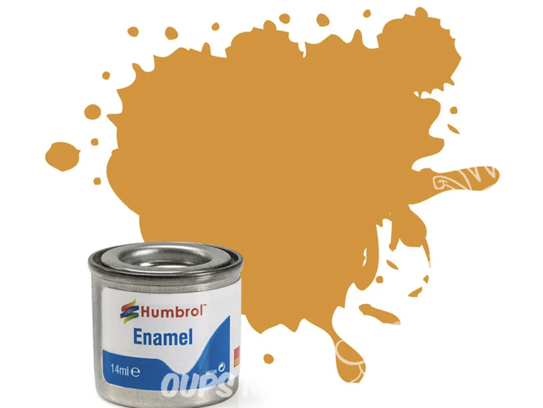 HUMBROL Peinture enamel 054 Nouvelle formule Cuivre Jaune métal