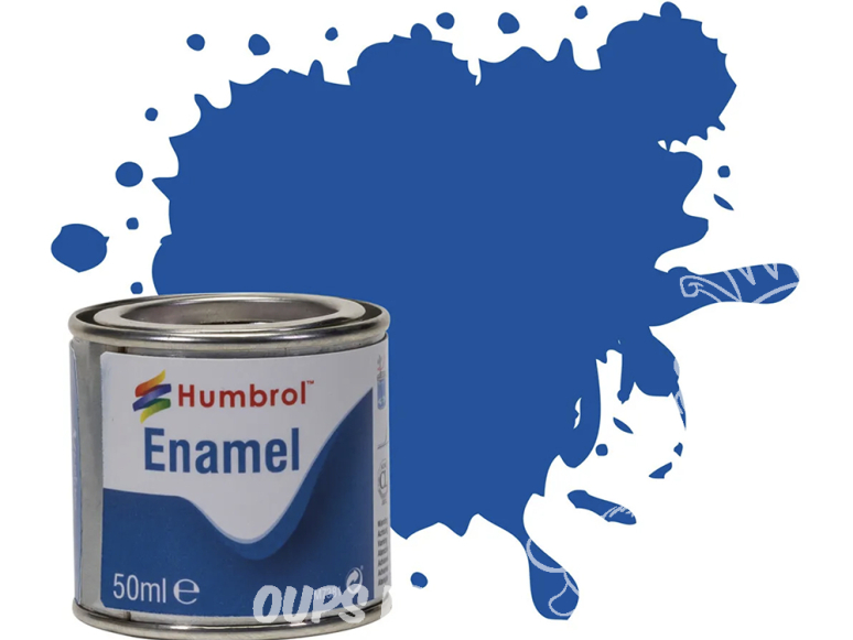 HUMBROL Peinture enamel 014 XL Nouvelle formule Bleu De France Brillant 50ml