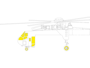 Eduard Express Mask JX307 CH-54A Icm 1/32