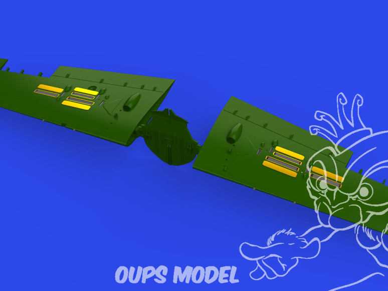 Eduard kit d'amelioration avion brassin Print 648853 Gun bays F4F-4 Eduard 1/48