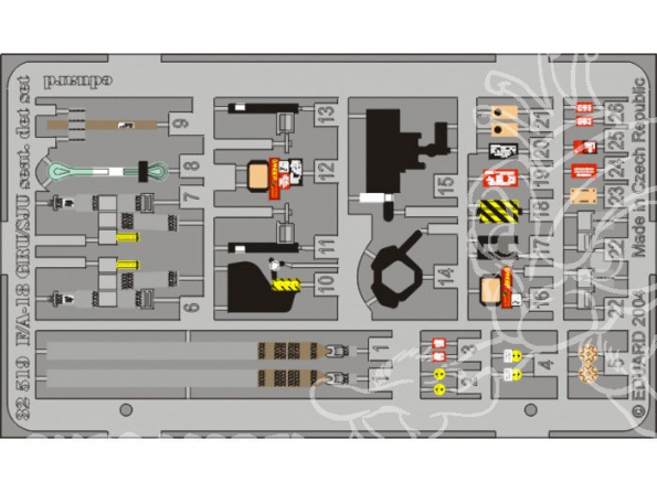 EDUARD photodecoupe avion 32519 Siege ejectable F-18C 1/32