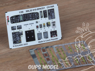 Eduard Space décalques 3D 3DL32015 CH-54A Icm 1/32