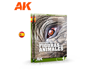 Ak Interactive livre AK519 APPRENTISSAGE AK 14 : PEINDRE DES FIGURES ANIMALES en Espagnol