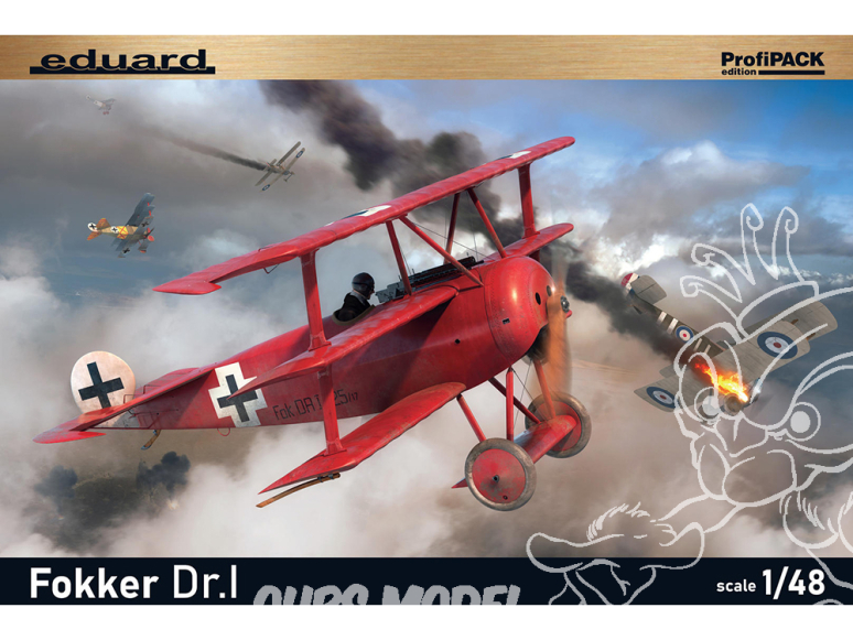 EDUARD maquette avion 8162 Fokker Dr.I ProfiPack Edition Réédition 1/48