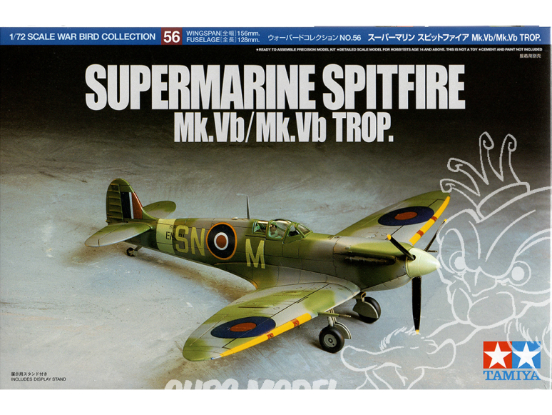 tamiya maquette avion 60756 Supermarine Spitfire - Mk.Vb/Mk.Vb T