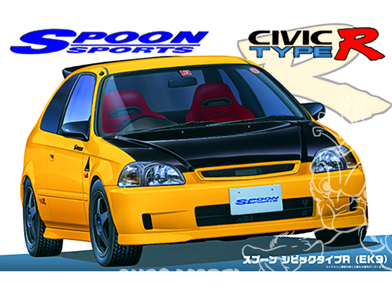 Fujimi maquette voiture 46358 Honda Civic Type R Spoon Sports 1/24