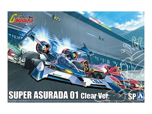 Aoshima maquette voiture 61220 Super Asurada 01 Clear Ver. Cyber Formula 1/24