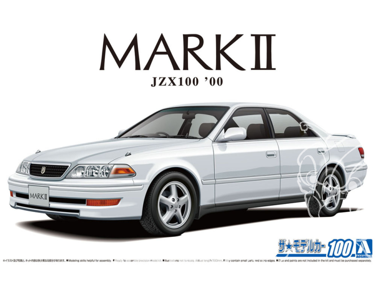 Aoshima maquette voiture 62203 Toyota Mark II JZX100 Tourer V 2000 1/24