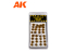 AK interactive Diorama Series ak8251 TOUFFE D&#039;HERBE AVEC PIERRES FIN D&#039;AUTOMNE