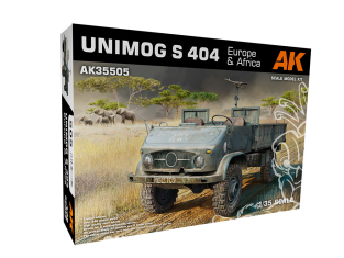 AK interactive ak35505 UNIMOG S 404 EUROPE et AFRIQUE 1/35