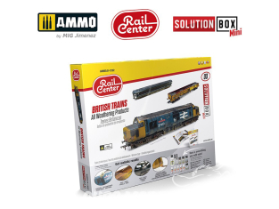MIG Solution Box Mini R-1202 Rail centre Box 03 - Trains Britanniques Produits de Weathering - Livre Français (multilangues)