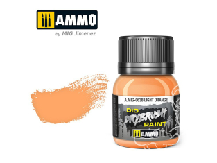 MIG peinture acrylique Drybrush 638 Orange clair 40ml