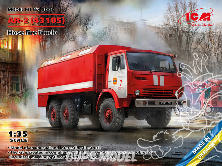 Icm maquette militaire 35003 Camion de pompier AR-2 (43105) 1/35