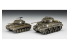 Hasegawa maquette militaire 30068 M4A3E8 Sherman et M24 Chaffee Combinaison de chars de combat principaux d américain 1/72