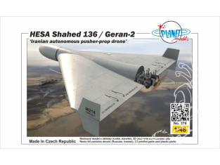 Planet Model PLT279 Drone HESA Shahed 136 Geran-2 full resine kit 1/72