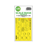ASK Art Scale Kit Mask M48116 F-35A Lightning II Tamiya Recto Verso 1/48