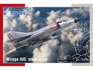 Special Hobby maquette avion 72476 Mirage IIIC Armée de l'Air 1/72