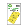 ASK Art Scale Kit Mask M48090 M6A1 Seiran Tamiya Recto 1/48