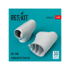 ResKit kit d'amelioration Avion RSU48-0267 Pot d'échappement Bf-109E (E1,E4,E7) pour kit Eduard (Impression 3D) 1/48