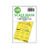 ASK Art Scale Kit Mask M48072 F-86F-40 Sabre Airfix Recto Verso 1/48