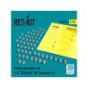 ResKit kit d'amelioration Avion RSU32-0083 Générateurs de vortex pour A-4 "Skyhawk" pour kit Trumpeter (Impression 3D) 1/32