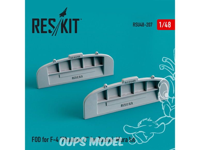 ResKit kit d'amelioration Avion RSU48-0207 FOD pour F-4 "Phantom II" pour kit Zoukei-Mura 1/48