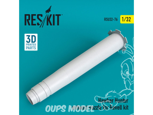 ResKit kit d'amelioration avion RSU32-0076 Buse d'échappement Hawker Hunter pour kit Revell 1/32