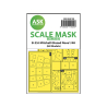 ASK Art Scale Kit Mask M48108 B-25J Mitchell Glazed Nose Hk Models Recto 1/48