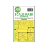 ASK Art Scale Kit Mask M48109 B-25J Mitchell Glazed Nose Hk Models Recto Verso 1/48