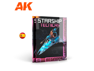 Ak Interactive livre AK591 AK LEARNING WARGAMES SERIES 1: STARSHIP TECHNIQUES DÉBUTANT ESPAGNOL