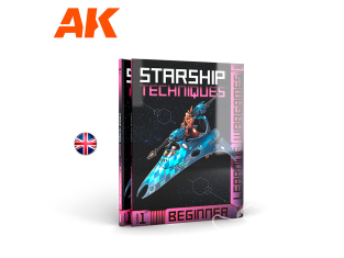 Ak Interactive livre AK590 AK LEARNING WARGAMES SERIES 1: STARSHIP TECHNIQUES DÉBUTANT ANGLAIS