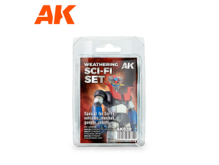 Ak interactive peinture Set AK639 WEATHERING SCI-FI