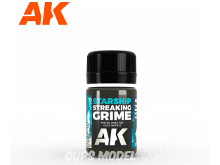 Ak interactive peinture AK637 WEATHERING VAISSEAU STREAKING CRASSE