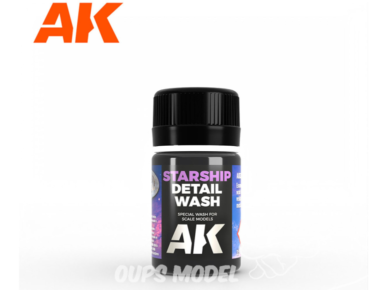 Ak interactive peinture AK636 WEATHERING VAISSEAU DÉTAILS WASH