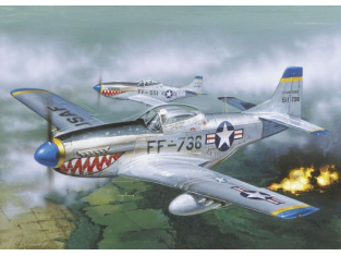 italeri maquette avion 0086 F-51D Mustang 1/72