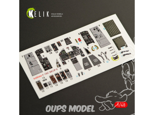 Kelik Decals 3D K48044 Décalcomanies 3D intérieures F-15C MSIP II "Eagle" pour kit GWH 1/48