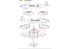 ASK Art Scale Kit Décalcomanies D48039 Marquages / Stencils North American B-25J Mitchell 1/48