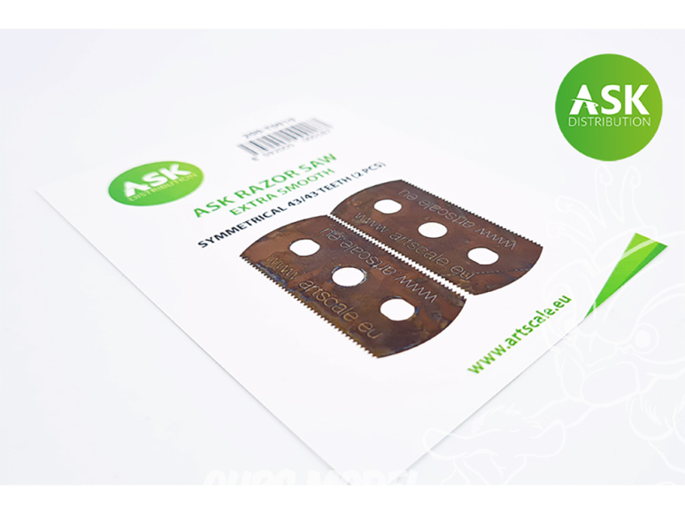 ASK Art Scale Kit T0010 Lame extra smooth symétrique 43/43 dents x2