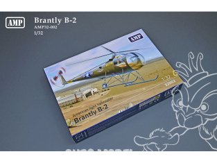 AMP maquette helico 32002 Brantly B-2 1/32