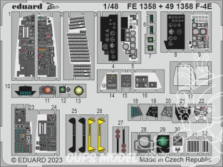 EDUARD photodecoupe avion FE1358 Zoom amélioration F-4E Meng 1/48