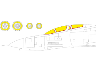 Eduard Express Mask EX949 F-4E Phantom Meng 1/48