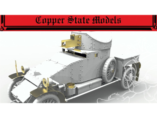 Copper State Models maquettes militaire A35-001 Set d'amélioration Lanchester 1/35