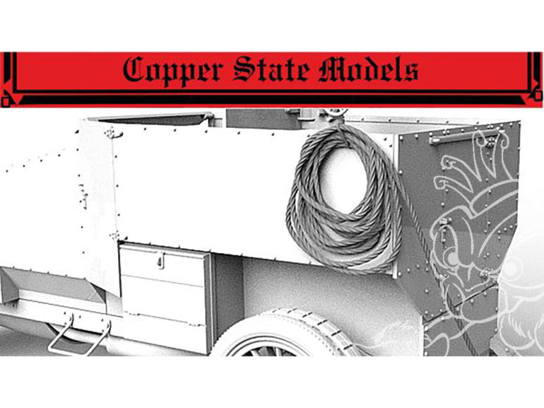 Copper State Models maquettes militaire A35-025 Cordes de remorquage 1/35