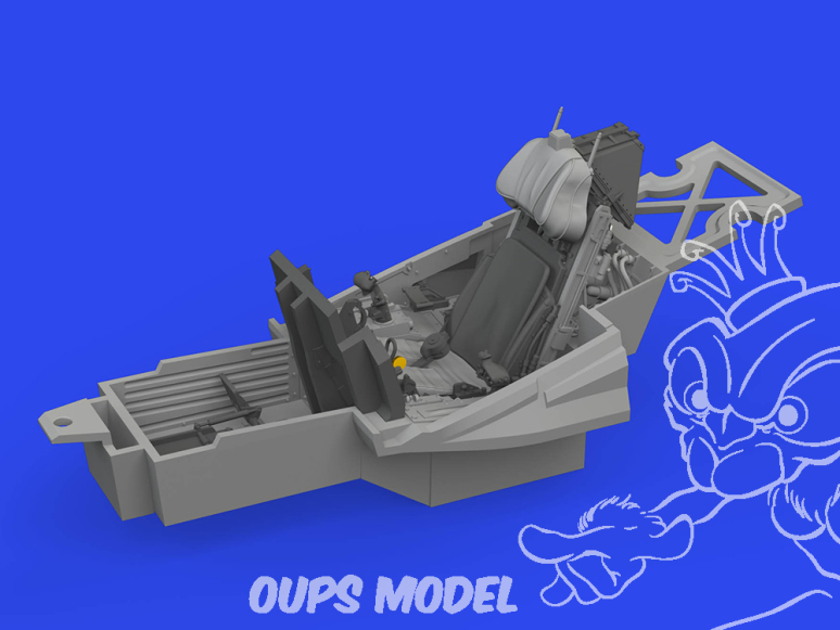 Eduard kit d'amelioration avion brassin Print 648859 Cockpit F-35A Tamiya 1/48